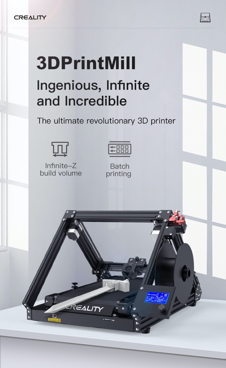 Creality CR-30 Printmill Belt 3D-printer brochure 1 Bits2Atoms