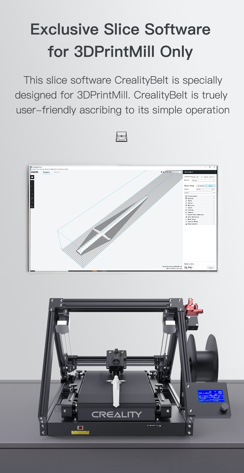 Creality CR-30 Printmill Belt 3D-printer brochure 9 Bits2Atoms