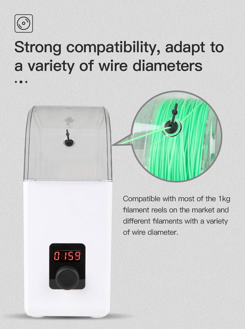 Creality Filament Dry Box bij Bits2Atoms