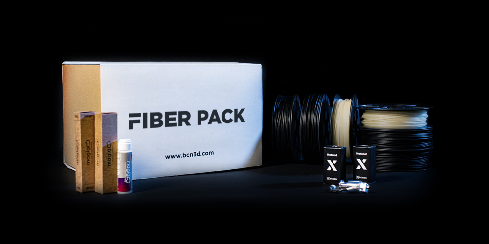 BCN3D Fiber Pack, inhoud van het pakket