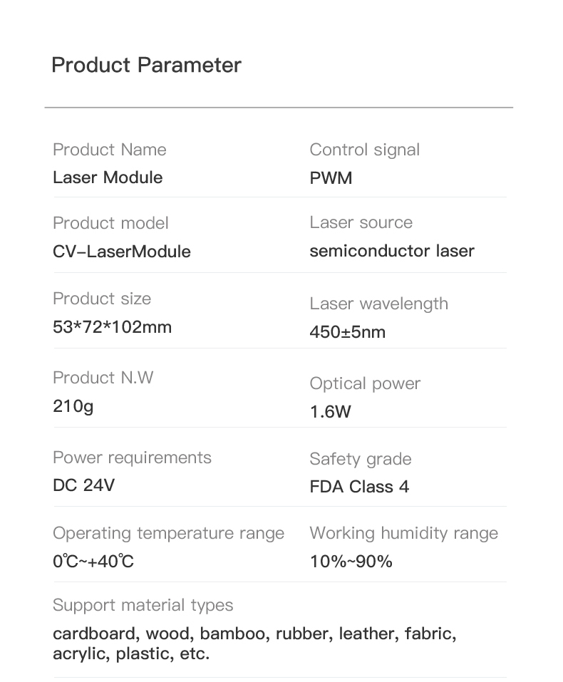 Creality Add-on laser upgrade voor Creality Ender-3 S1/S1 Pro 3D-printers - kenmerken - Bits2Atoms