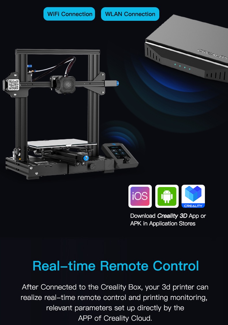 Creality WiFi Box, connectiviteit met de Creality 3D App