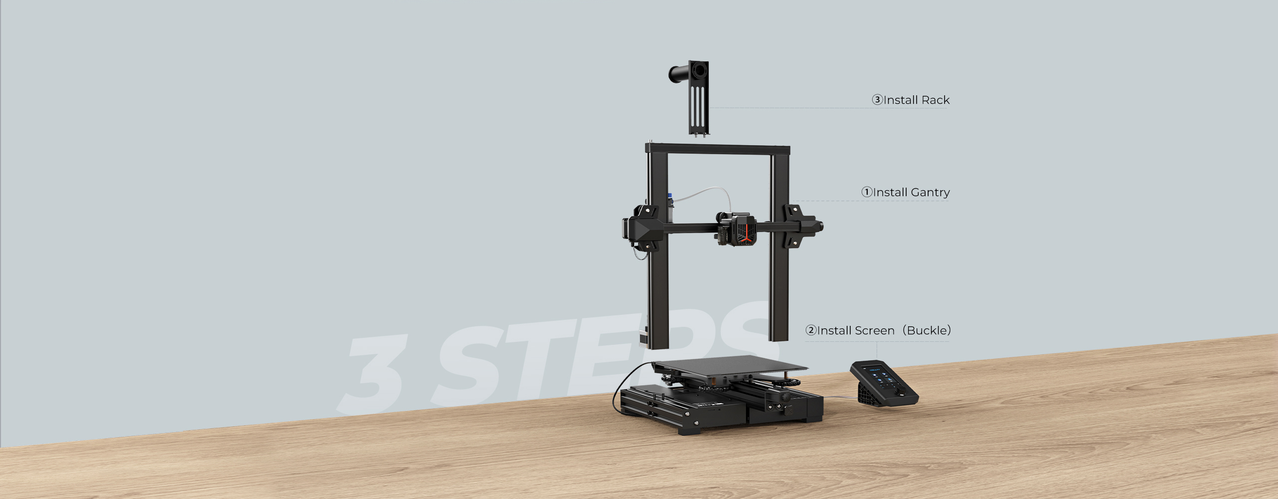 Creality Ender-3 v2 Neo - eenvoudig assembleren - Bits2Atoms