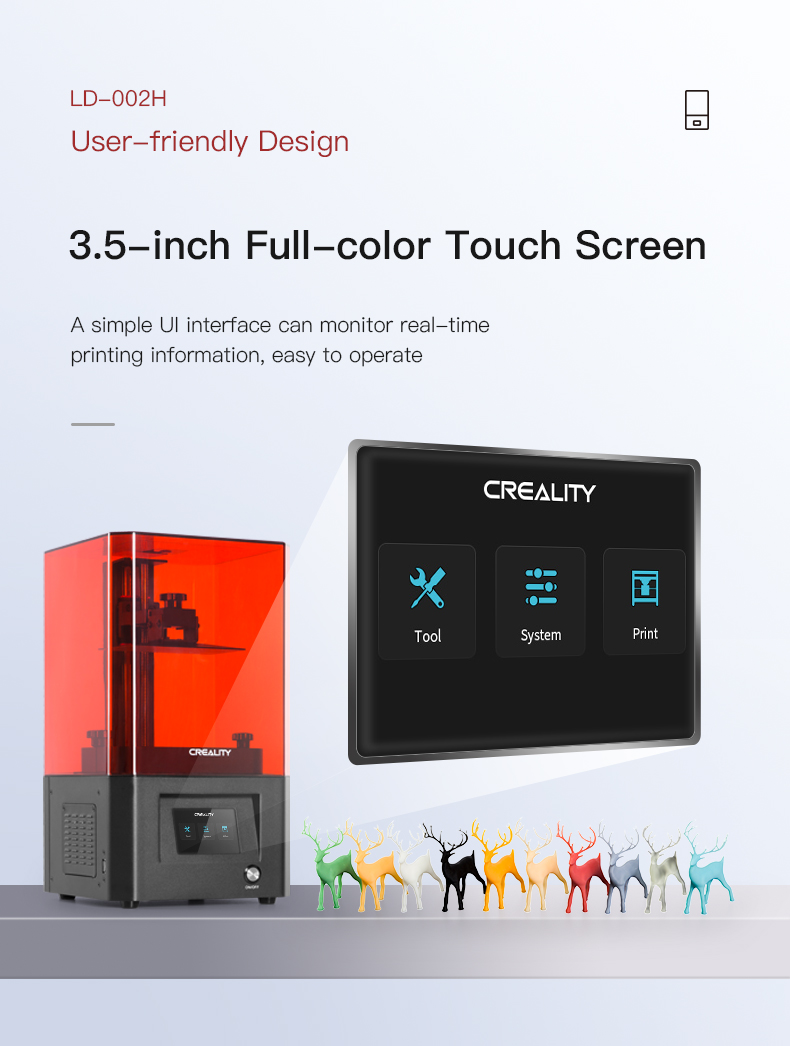Creality LD-002H aanraak scherm