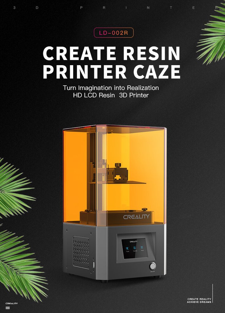 LD-002R Create Resin Printer Caze