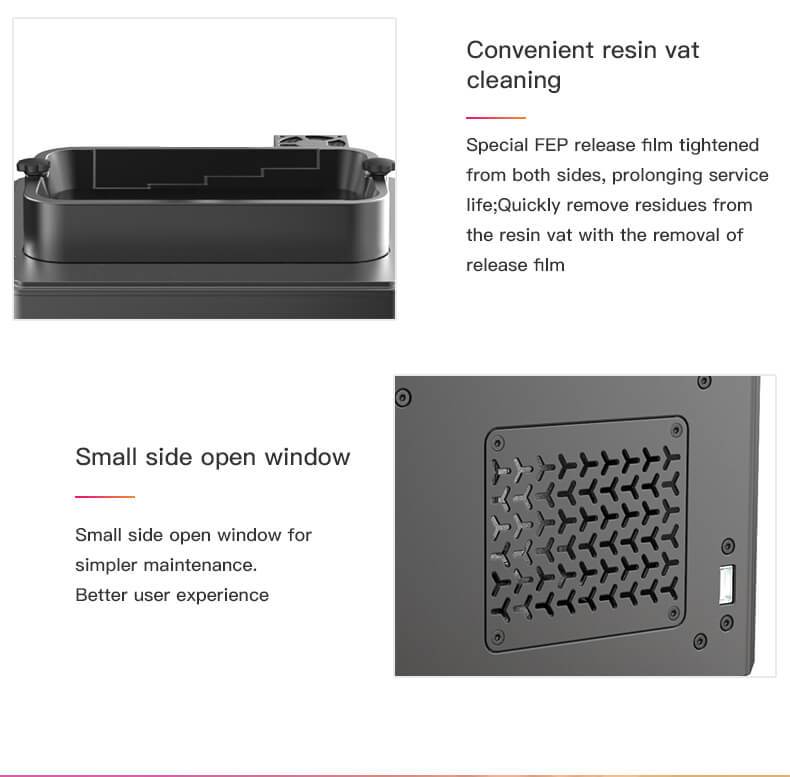Makkelijk schoonmaken Creality LD-002R DLP 2D-printer