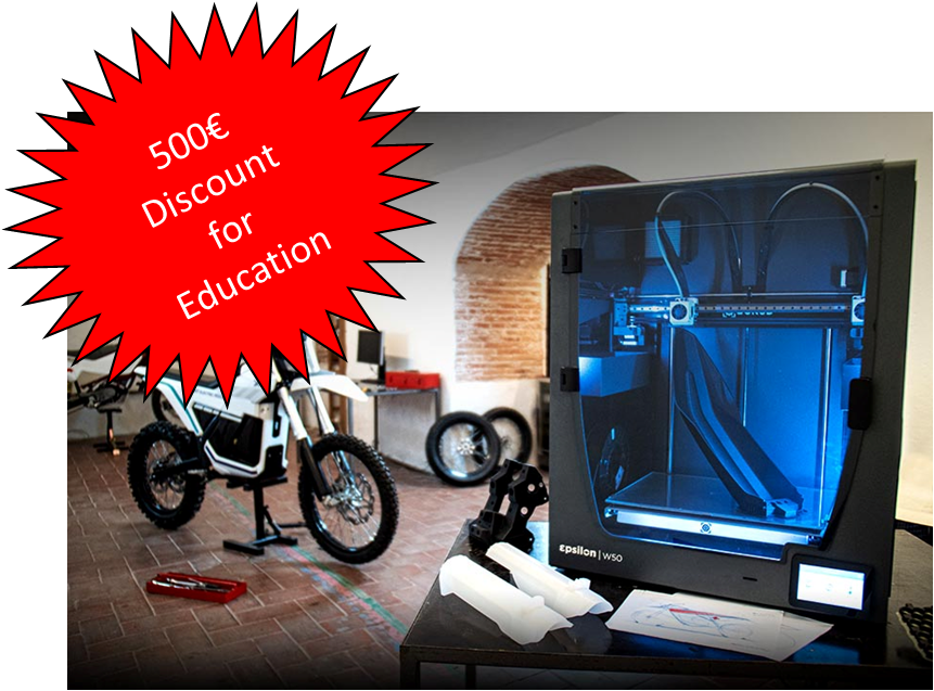 € 500,- korting op BCN3D Epsilon W50, BCN3D Epsilon W27 en BCN3D Sigma D25