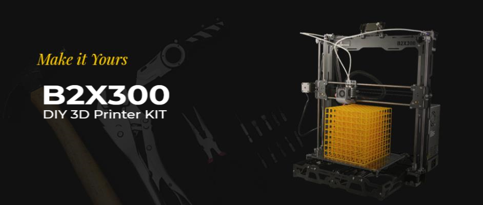 BEEVERYCREATIVE B2X300 DIY 3D Printer Kit