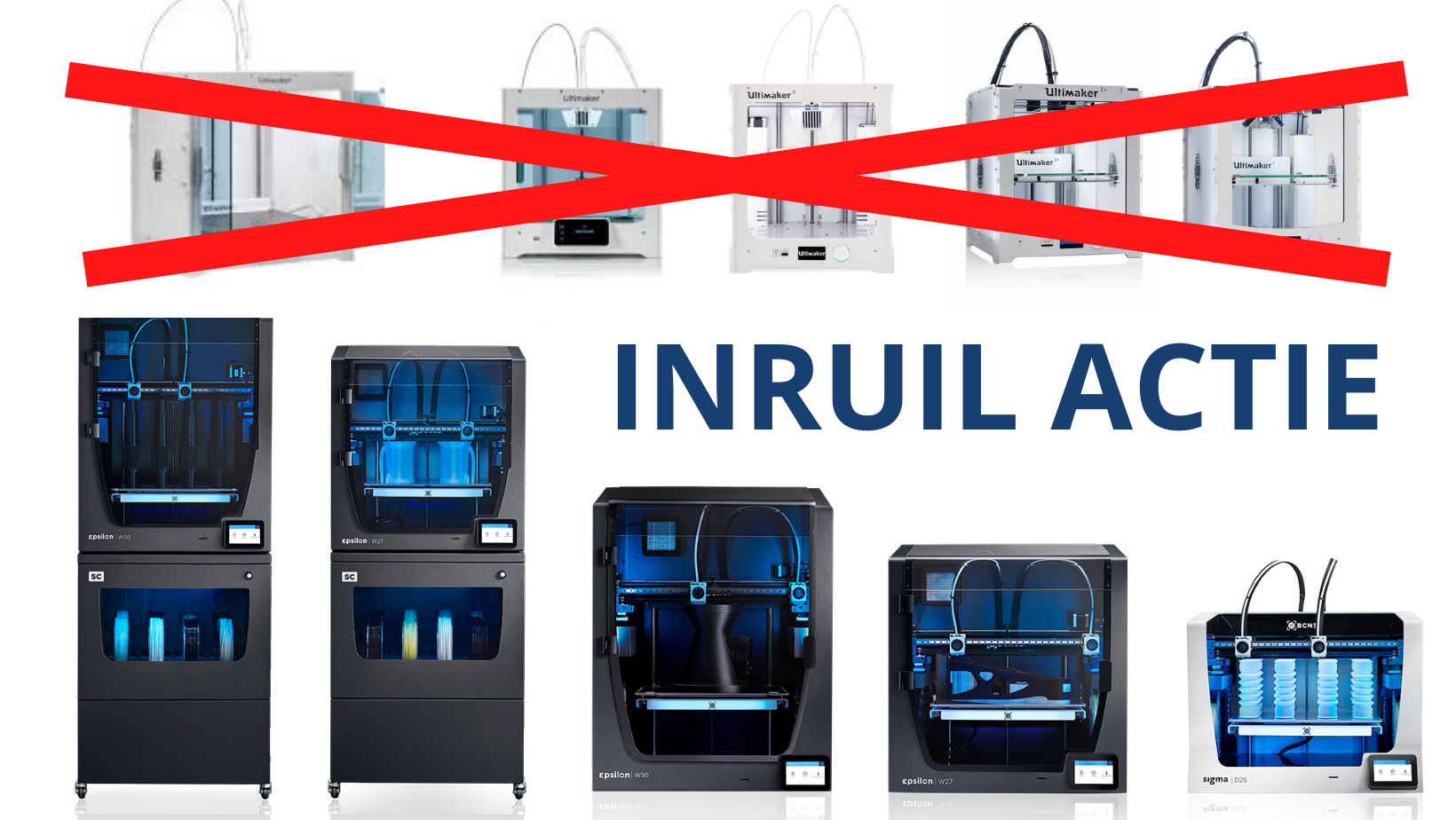 Ruil uw Ultimaker nu in voor een nieuwe BCN3D [4e kwartaal 2021]