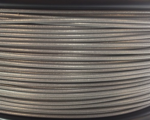 Bits2Atoms silver PLA filament 2,85 mm