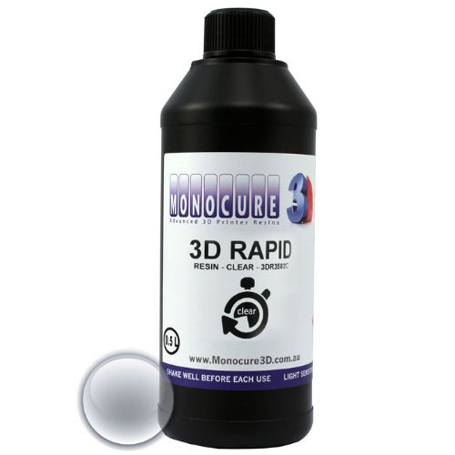 Monocure 3D Rapid Resin 500 ml Helder