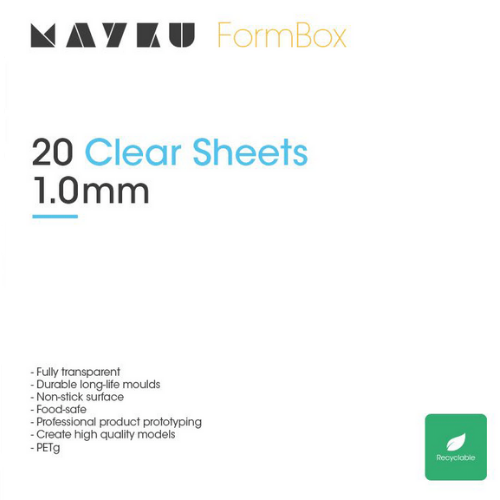 Mayku Clear Sheet 1.0mm (20 stuks)
