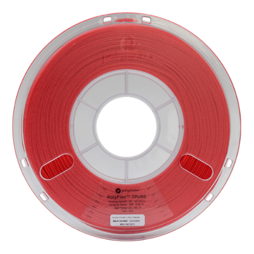 Polymaker PolyFlex TPU95 Rood flexibel filament