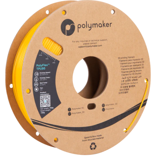 Polymaker PolyFlex Yellow 750 gram