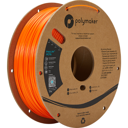 Polymaker PolyLite PETG Oranje / Orange Filament | Bits2Atoms