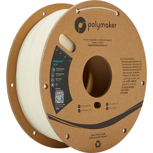 Polymaker PolyLite PLA Natural Filament 1kg