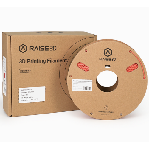 Raise3D Industrial PET GF Filament Rood in eco-verpakking | Bits2Atoms