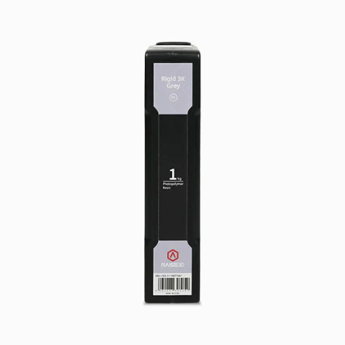 Raise3D Rigid 3K Grey Resin 1kg fles, vooraanzicht