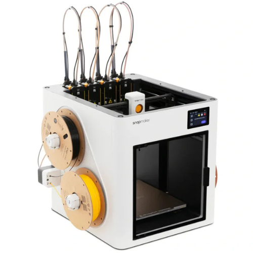Snapmaker U1 SnapSwap systeem met 4 onafhankelijke printkoppen