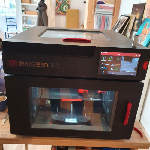 Ter overname: Raise3D E2 IDEX FDM 3D Printer voor Onderwijs