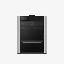 Bambu Lab H2S 3D-printer met gesloten behuizing en bouwvolume van 340 x 320 x 340 mm
