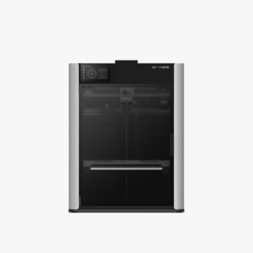Bambu Lab H2S 3D-printer met gesloten behuizing en bouwvolume van 340 x 320 x 340 mm
