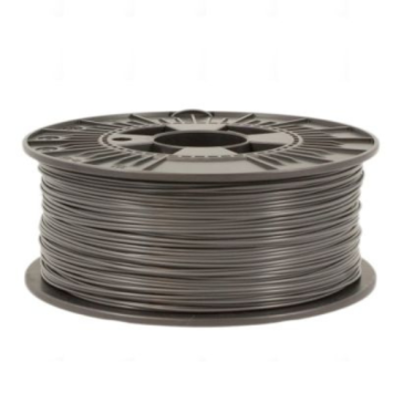 Complete doos met 5 rollen Bits2Atoms PLA Iron Grey 1.75 mm van 2,3 kg per spoel OUTLET aanbieding
