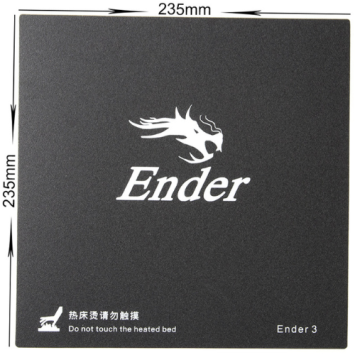 Creality 3D Ender-3 Build Surface sticker 235x235mm | Bits2Atoms