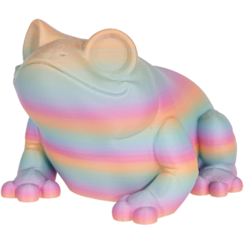 Panchroma PLA Gradient Pastel Rainbow filament met zachte pasteltinten en geleidelijk kleurverloop
