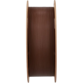 Bruin PLA filament Polymaker Panchroma 1.75mm close-up kleur