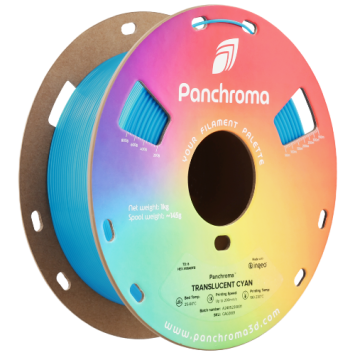 Polymaker Panchroma PLA Translucent Cyan filament 1.75 mm 1 kg