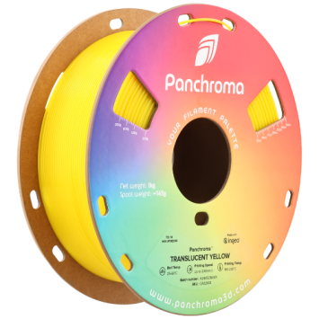Polymaker Panchroma PLA Translucent Yellow filament 1.75 mm 1 kg