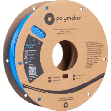 Polymaker PolyFlex Blauw flexibel filament 750