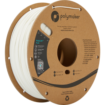 Polymaker PolyLite PLA White Filament 1kg