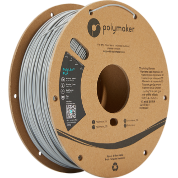 Polymaker PolyLite PLA Grey Filament 1kg