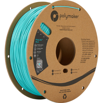 Polymaker PolyLite PLA Teal Filament 1kg