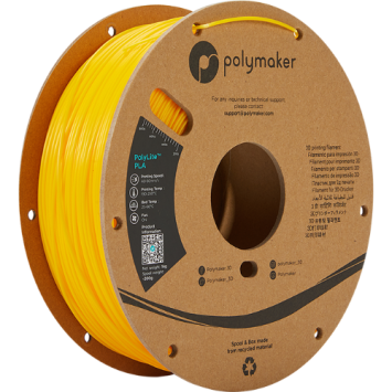 Polymaker PolyLite PLA Yellow Filament 1kg