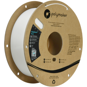 Polymaker PolySonic High Speed PLA Wit Filament Bits2atoms