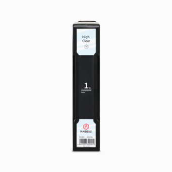 Raise3D High Clear Resin 1kg fles, vooraanzicht