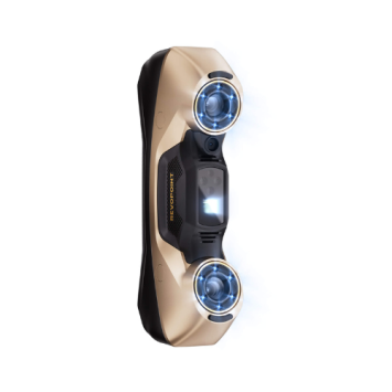 Revopoint MetroY Ultra professionele draadloze 3D-scanner linksvoor