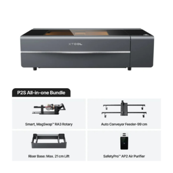 xTool PS2 laser snijder - laser graveerder - All-in-one Bundel