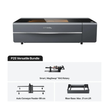 xTool P2S 55W CO2 laser machine - Versatile Bundel | Bits2Atoms