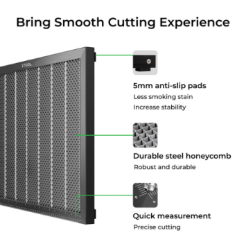 xTool S1 Honeycomb Panel voor laser cutting | Bits2Atoms